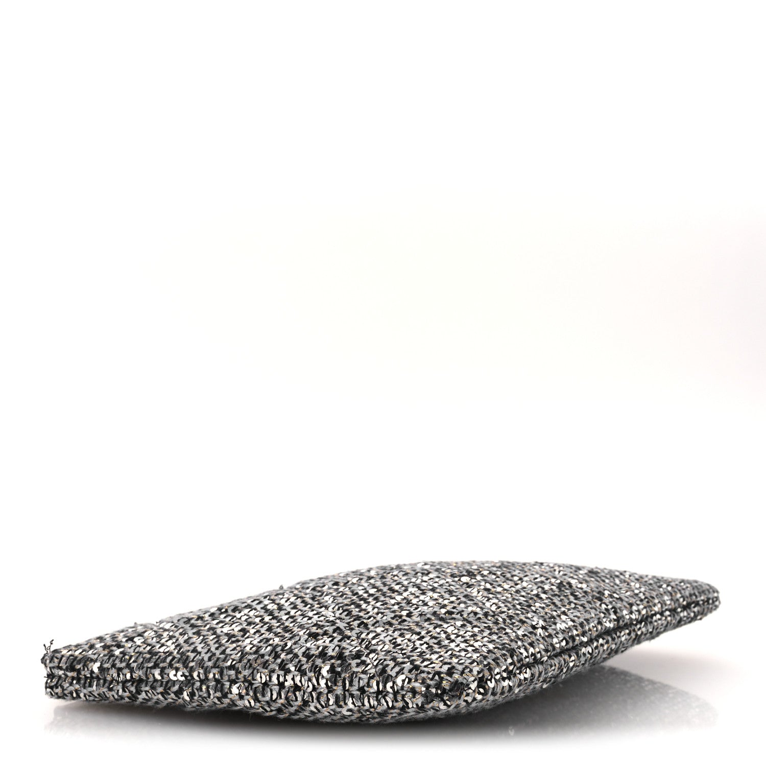 Chanel Sequins Medium 19 Pouch Silver 4 of 13