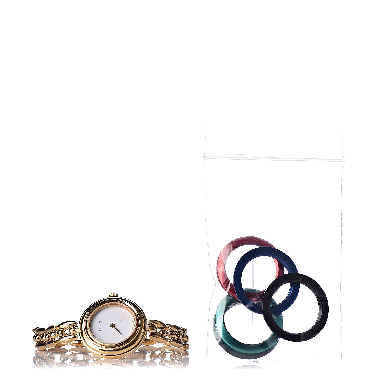 Gucci Stainless Steel 26mm Rice Link Interchangeable Bezel Quartz Watch 6 of 6