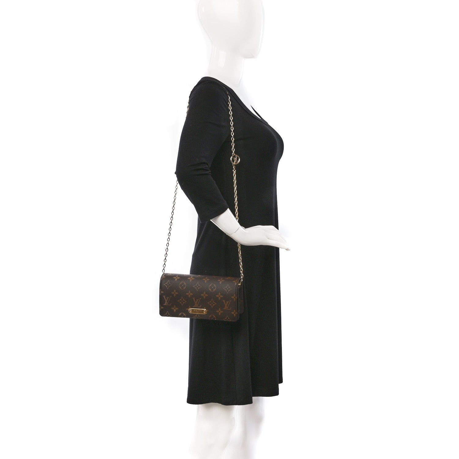 Louis Vuitton Monogram Lily Wallet On Chain 2 of 9