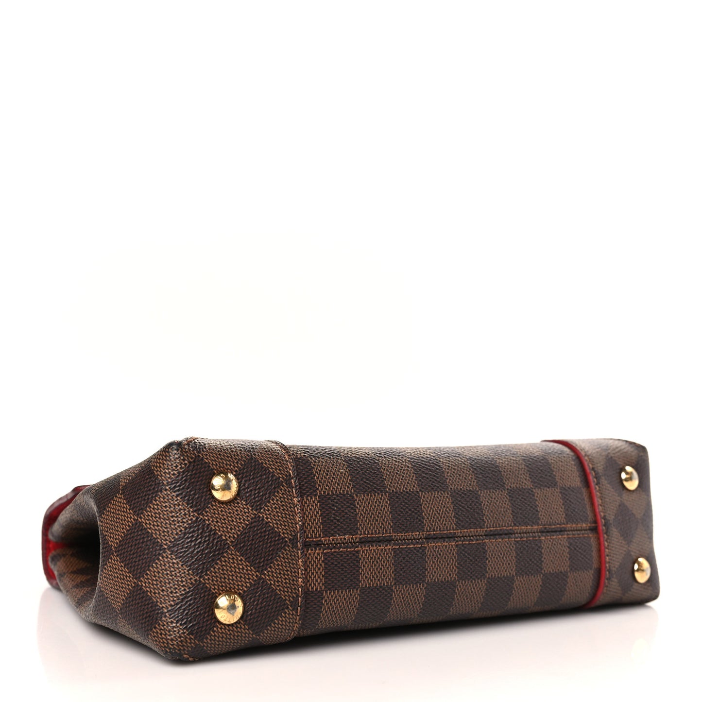 Damier Ebene Caissa Clutch Cherry