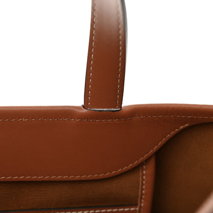 Celine Triomphe Canvas Calfskin Small Cabas Bag Tan 11 of 13