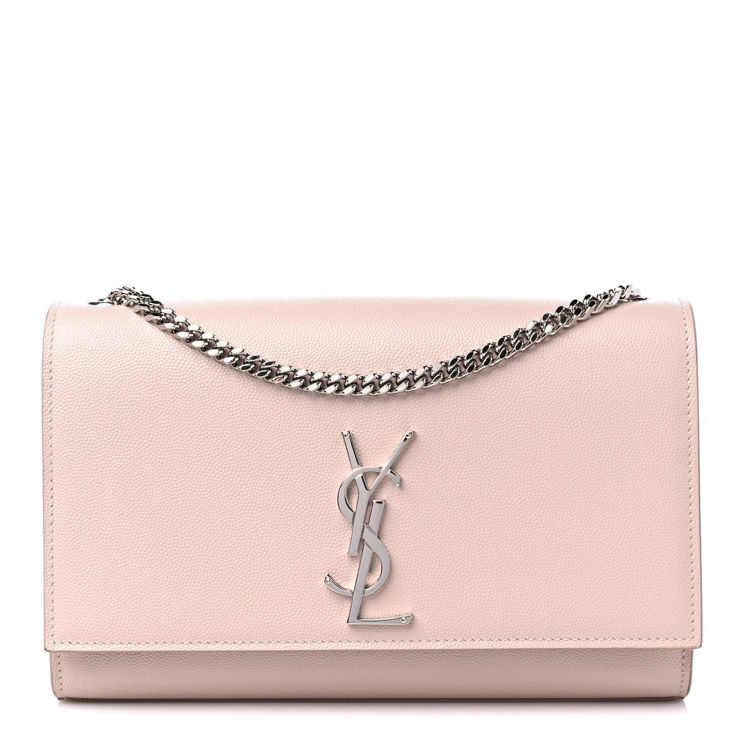 Grain De Poudre Medium Monogram Kate Satchel Marble Pink