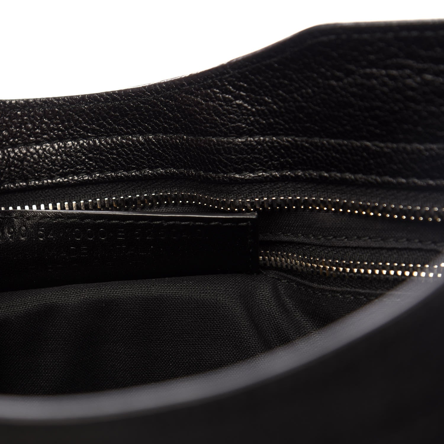 Balenciaga Chevre Silver Metallic Edge Hardware City Black 10 of 11
