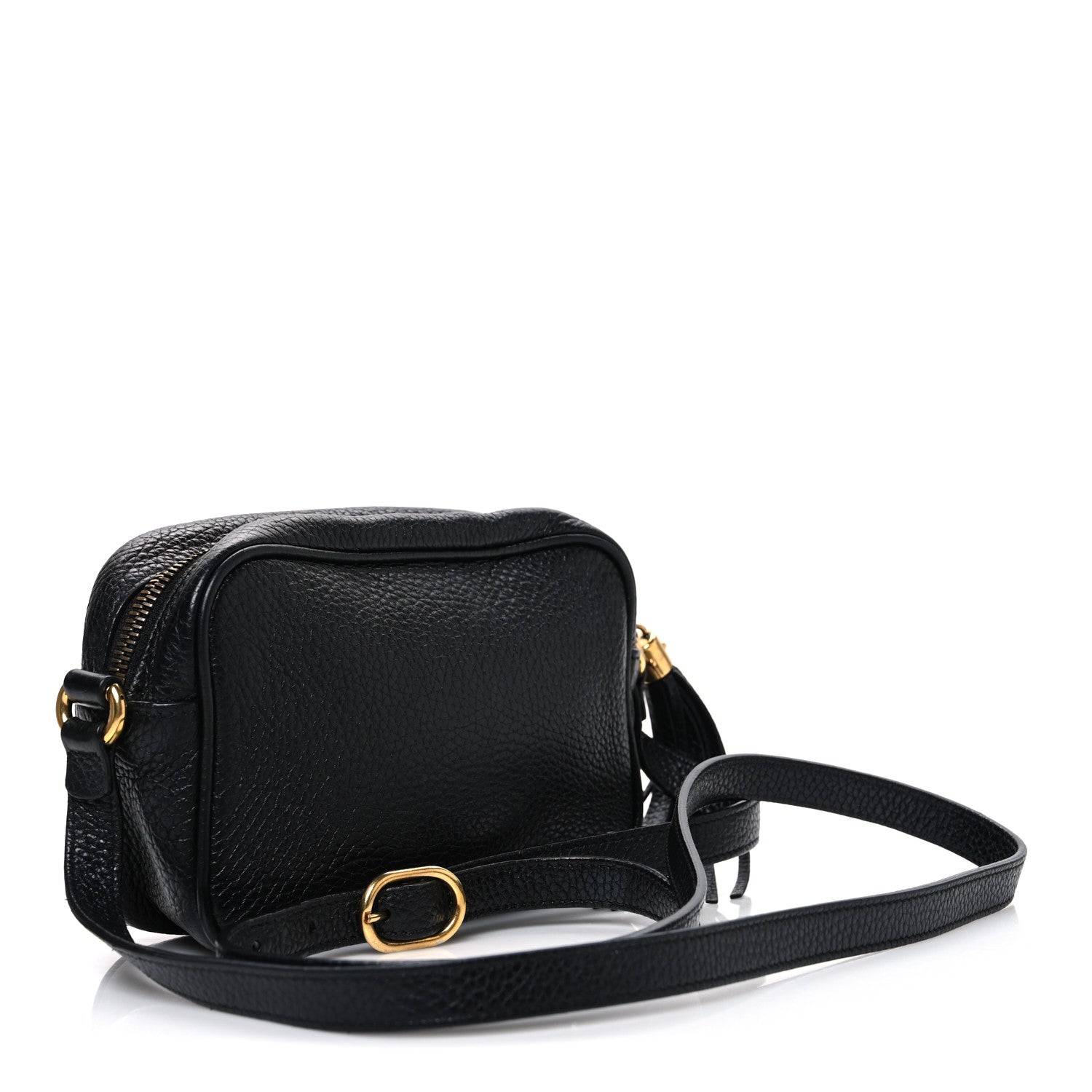 Gucci Pebbled Calfskin Small Soho Disco Bag Black 3 of 11