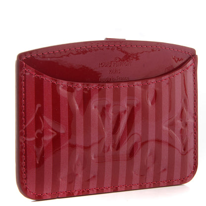 Louis Vuitton Vernis Rayures Mirror Case Pomme D'Amour 3 of 7