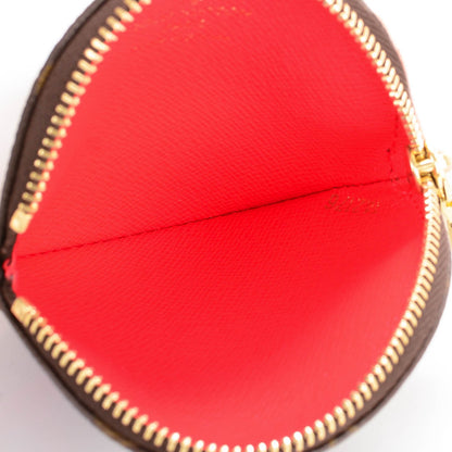 Louis Vuitton Monogram 2016 Christmas Animation Round Coin Purse Rouge 5 of 7