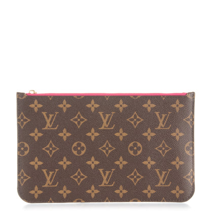 Louis Vuitton Monogram Neverfull MM GM Pochette Pivoine 1 of 7