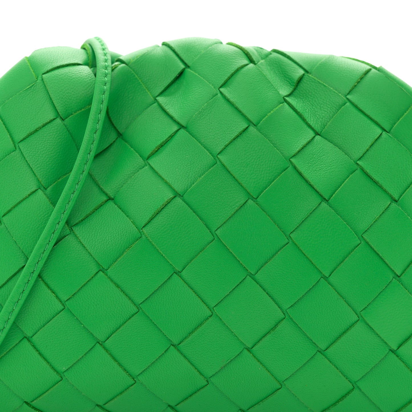 Nappa Intrecciato The Mini Pouch Clutch Parakeet