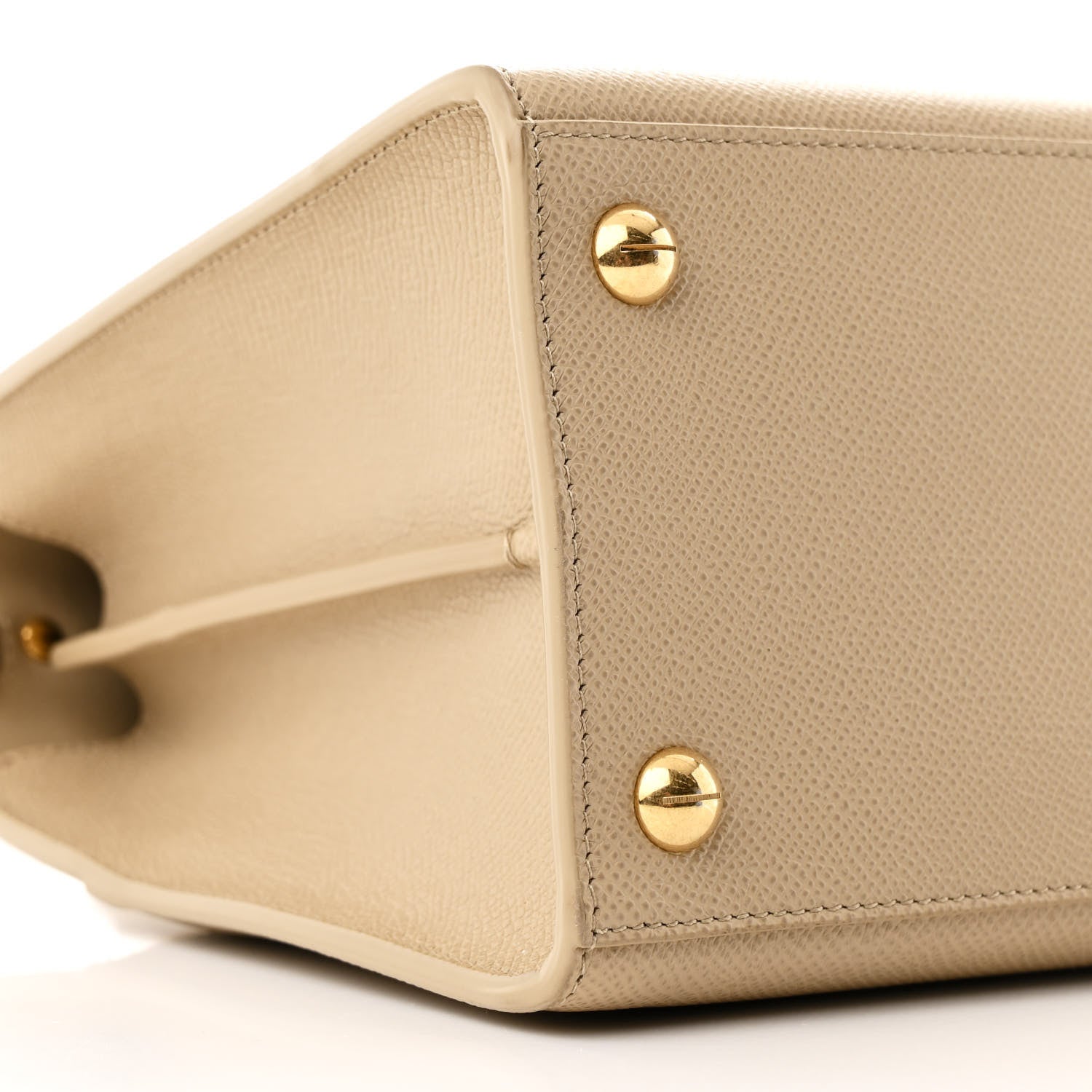 Christian Dior Grained Calfskin Medium St. Honore Tote Beige 9 of 10