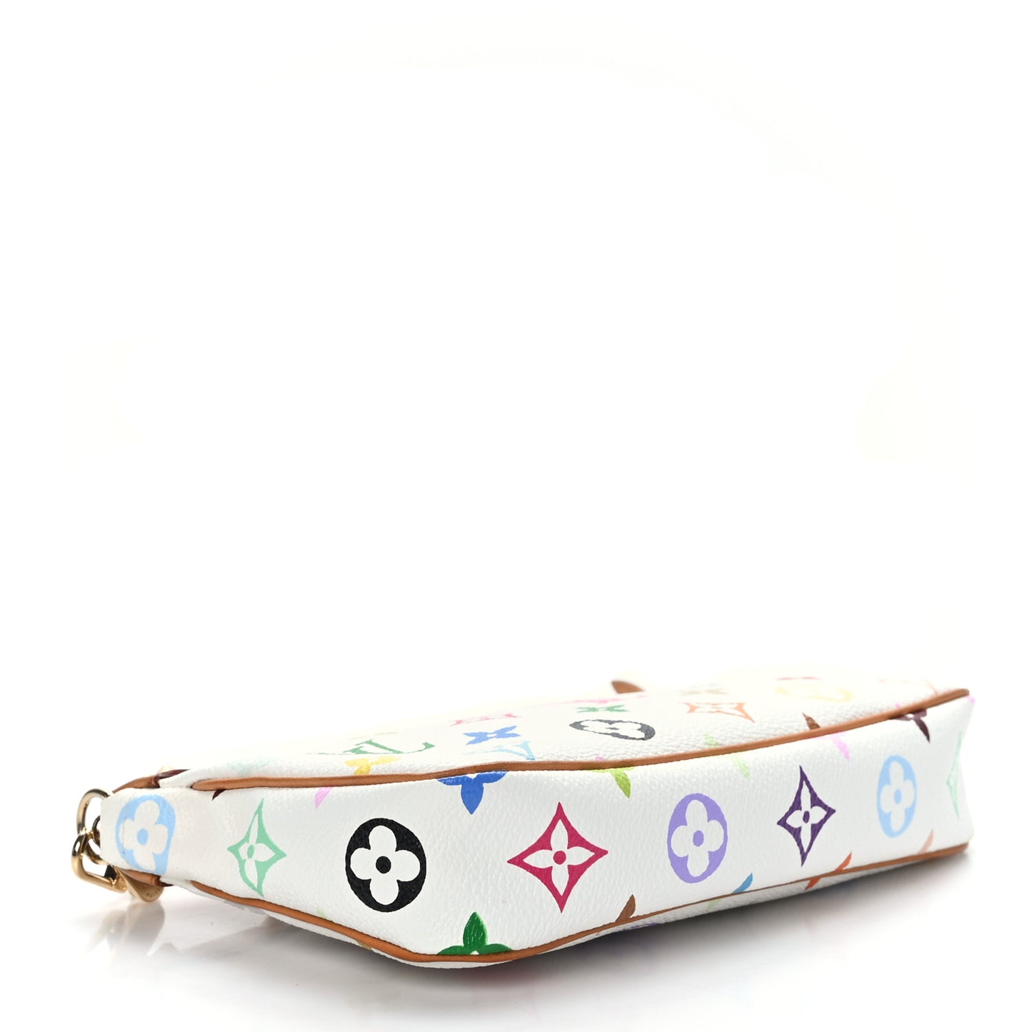 Monogram Multicolor Pochette Accessories White