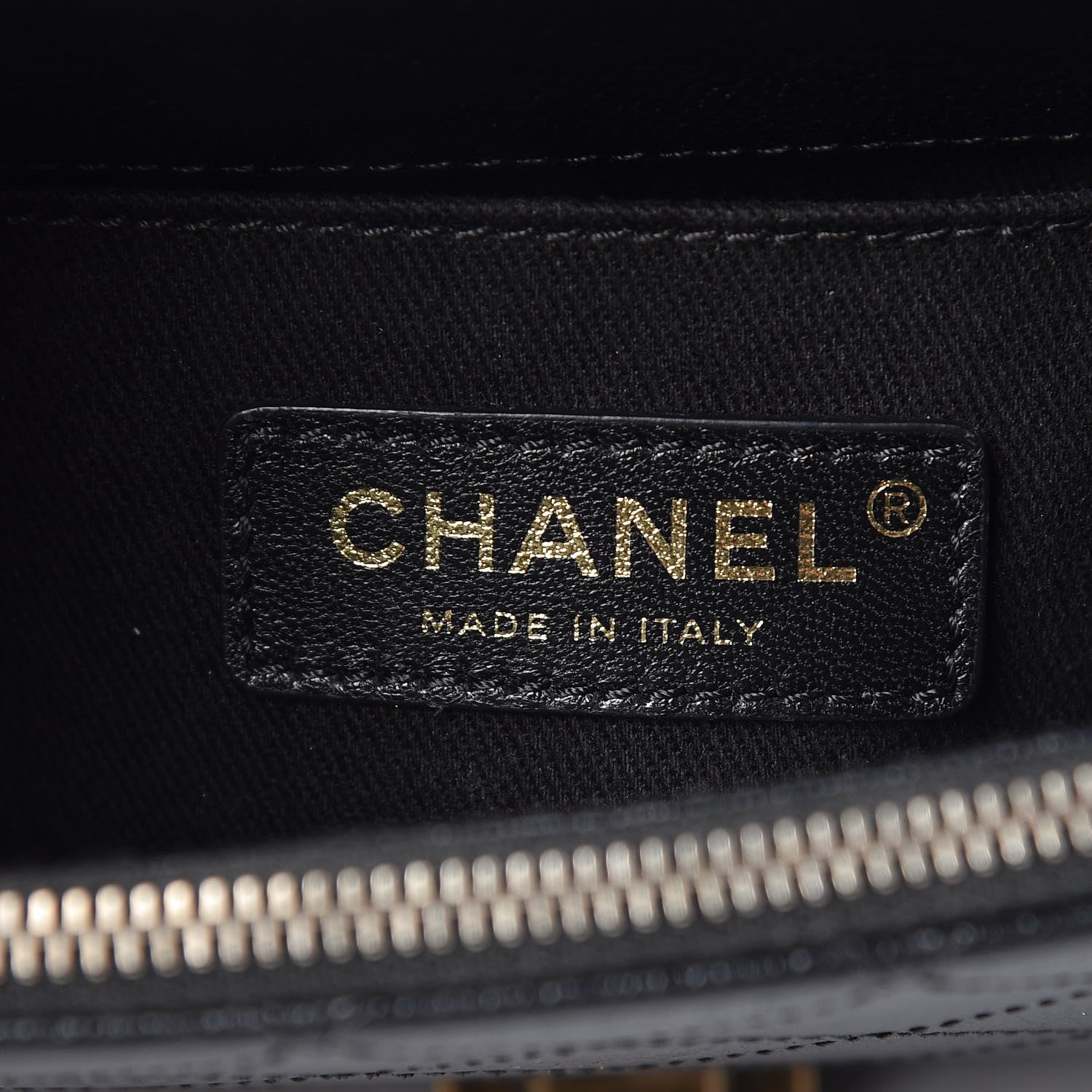 Chanel Shiny Calfskin Goatskin Quilted Small Coco Curve Messenger Flap Black 7 of 9