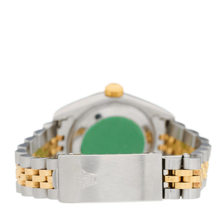 Rolex Stainless Steel 18K Yellow Gold Diamond 26mm Oyster Perpetual Datejust Watch Champagne 79173 3 of 4