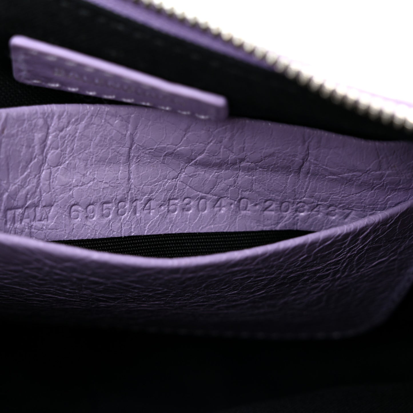 Agneau Arena Le Cagole Mini Purse With Chain Lilac