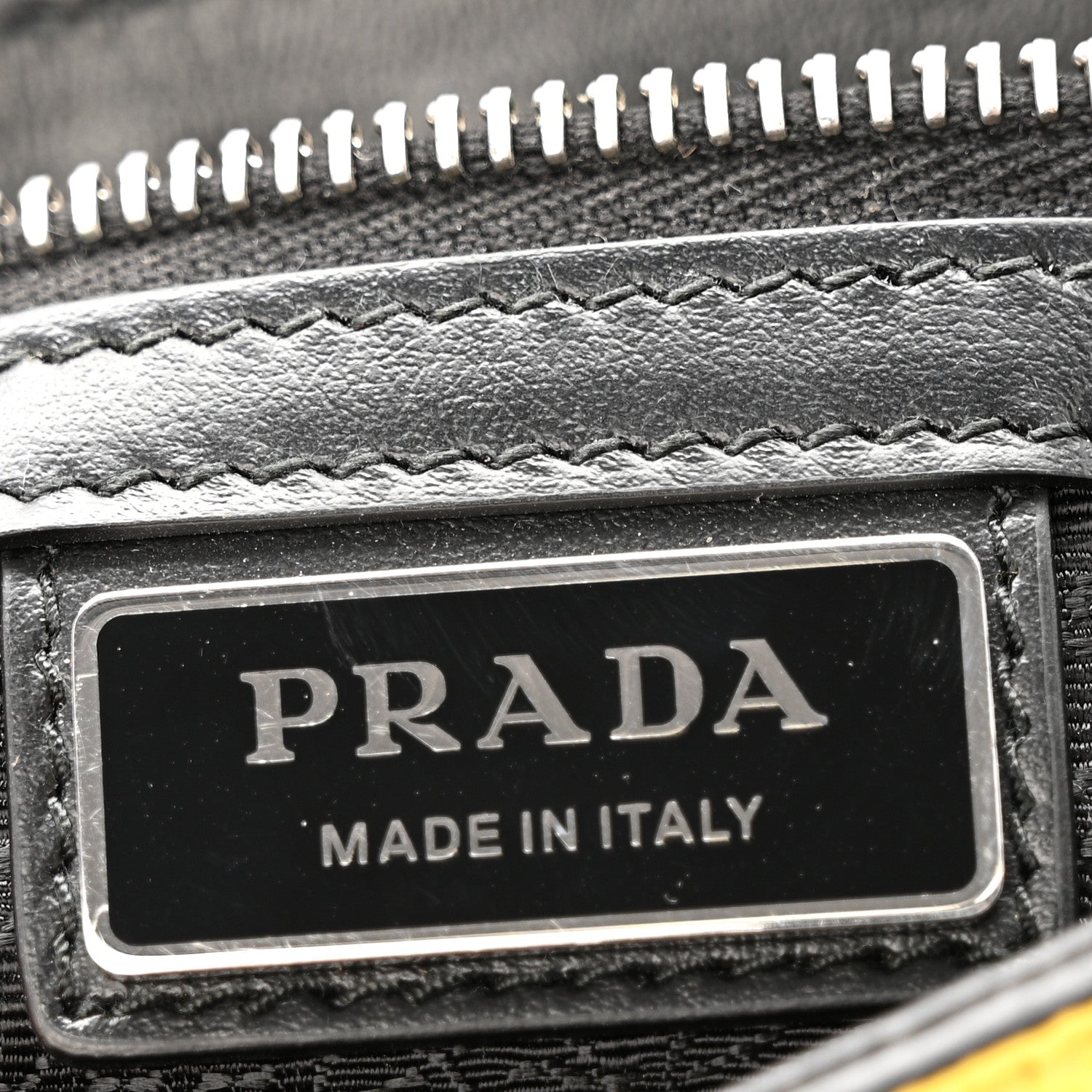 Prada Saffiano Cuir Triangle Logo Embossed Flap Crossbody Sole 6 of 11
