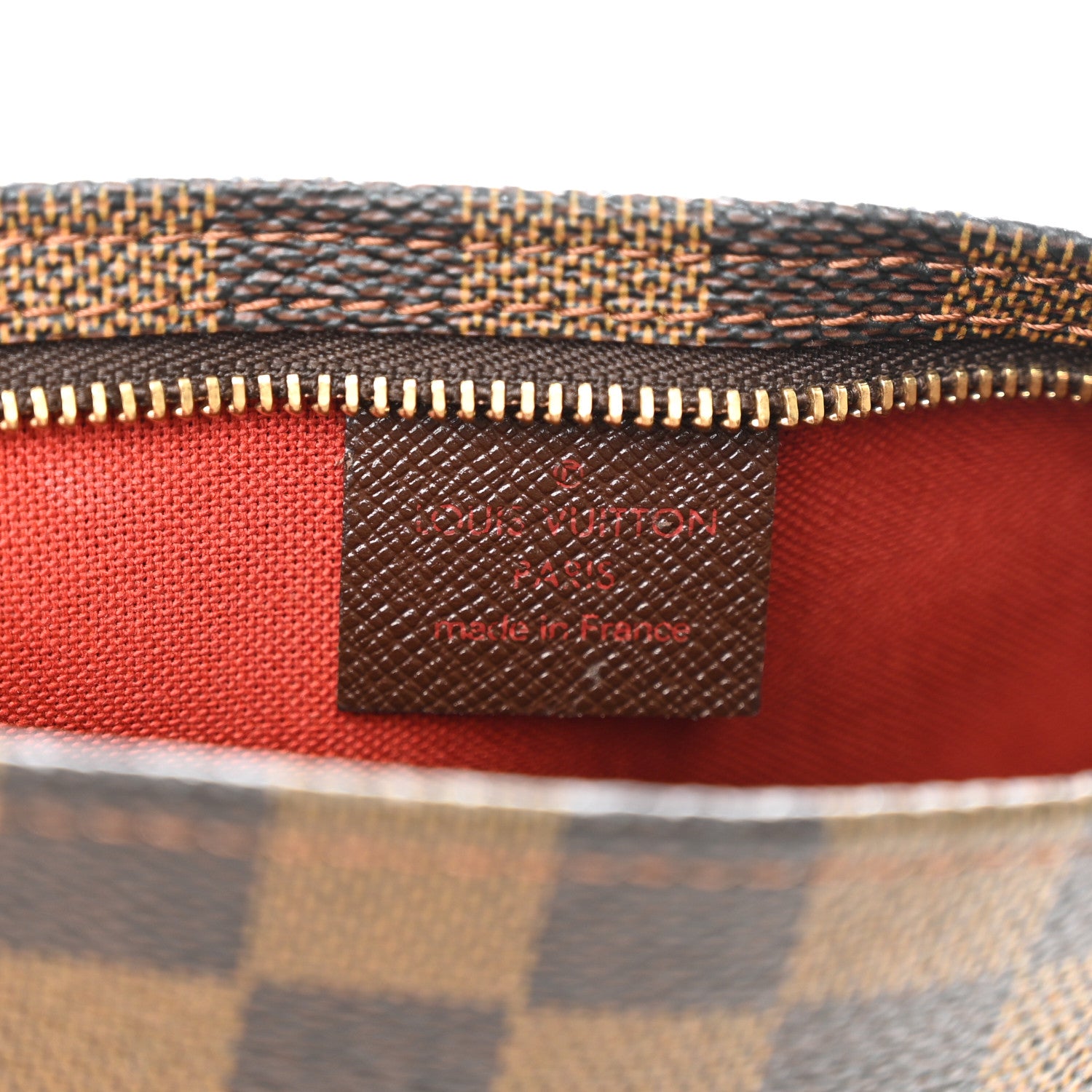 Louis Vuitton Damier Ebene Trousse Make Up Bag Pochette 6 of 9