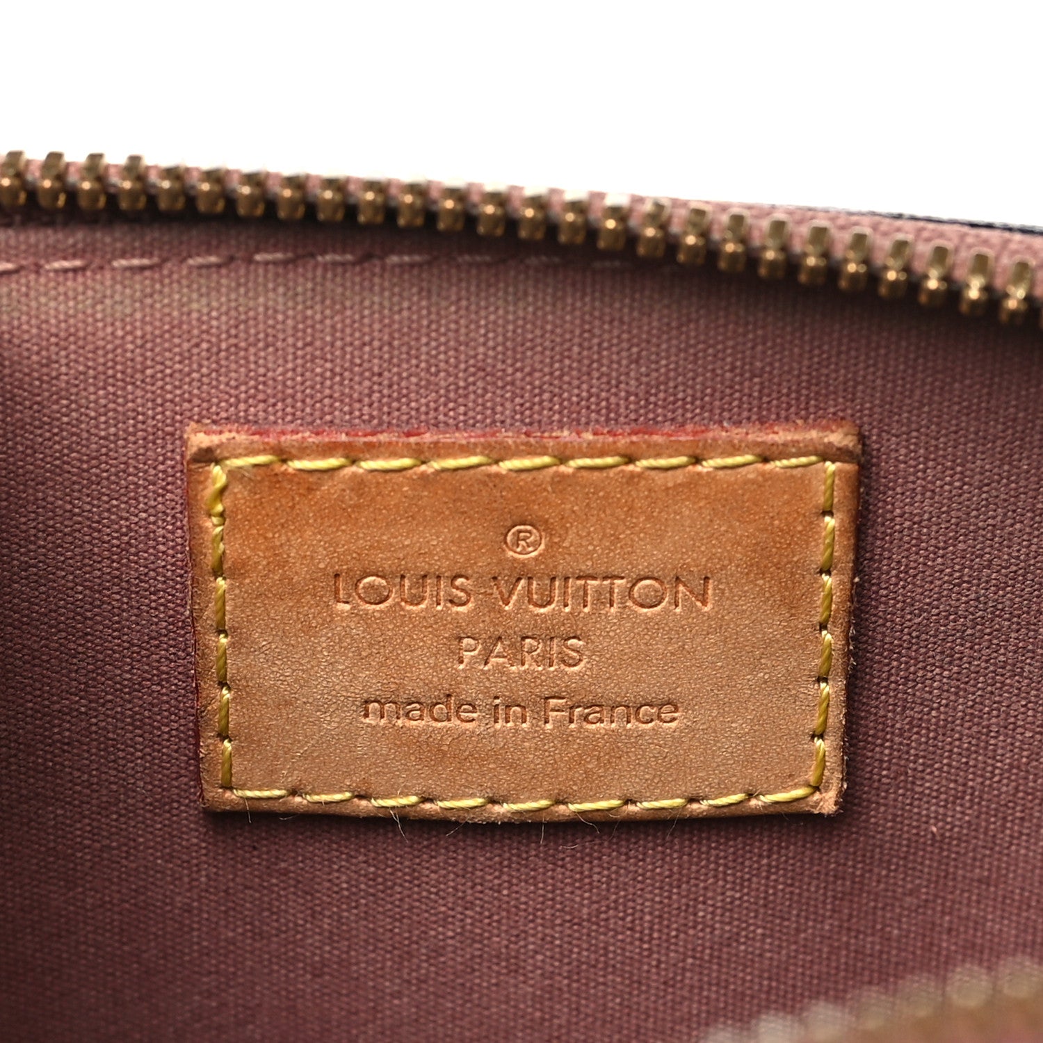Louis Vuitton Vernis Alma BB Rose Velours 6 of 8