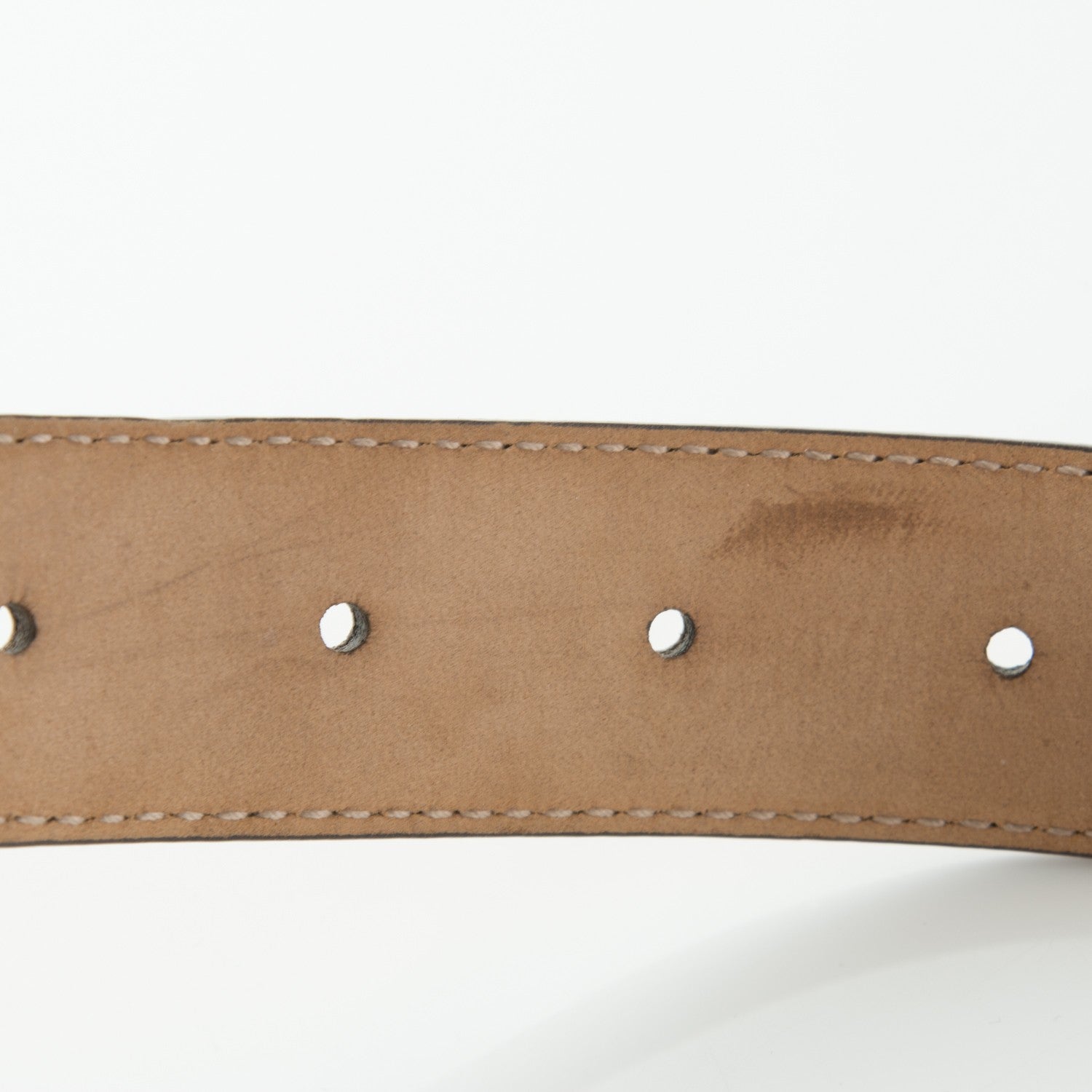 Gucci Guccissima Interlocking G Belt 85 34 Winter Rose 5 of 6