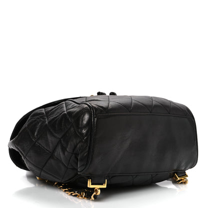 Chanel Lambskin Quilted Backpack Black 4 of 12