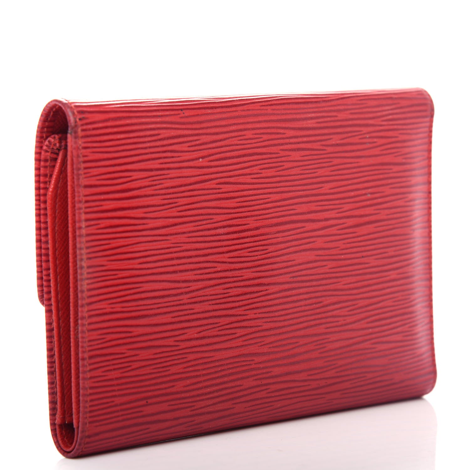 Louis Vuitton Epi Porte Tresor Etui Papiers Wallet Castillan Red 3 of 11