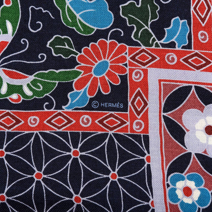 Hermes Cashmere Silk Collections Imperiales Shawl 140 4 of 4