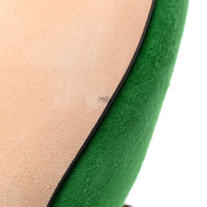 Jimmy Choo Suede Crystal Marta 90 Mules 39.5 Malachite 10 of 10