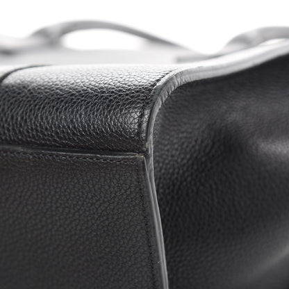 Mulberry Grain Vegetable Tanned Calfskin Zipped Bayswater Black 11 of 17