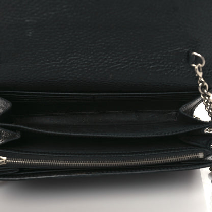 Gucci Calfskin Mini Dionysus Chain Wallet Black 5 of 11