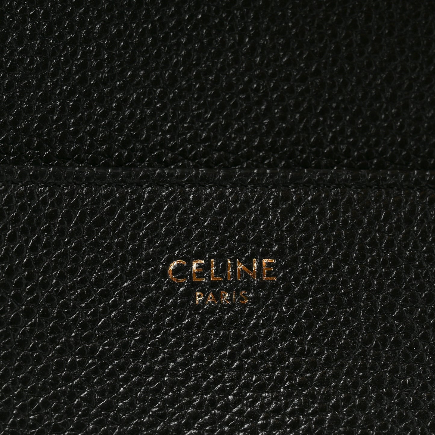 Soft Grained Calfskin Sangle Bucket Bag Black