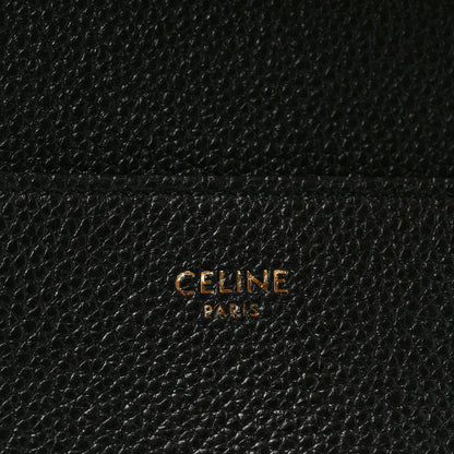 Celine Soft Grained Calfskin Sangle Bucket Bag Black 6 of 10