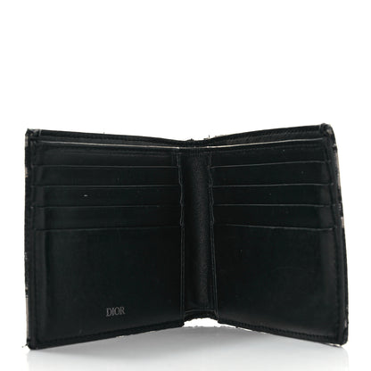 Christian Dior Oblique Compact Wallet Black 5 of 8