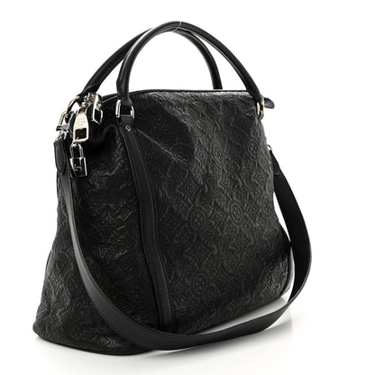 Louis Vuitton Monogram Lambskin Antheia IXIA MM Black 3 of 9