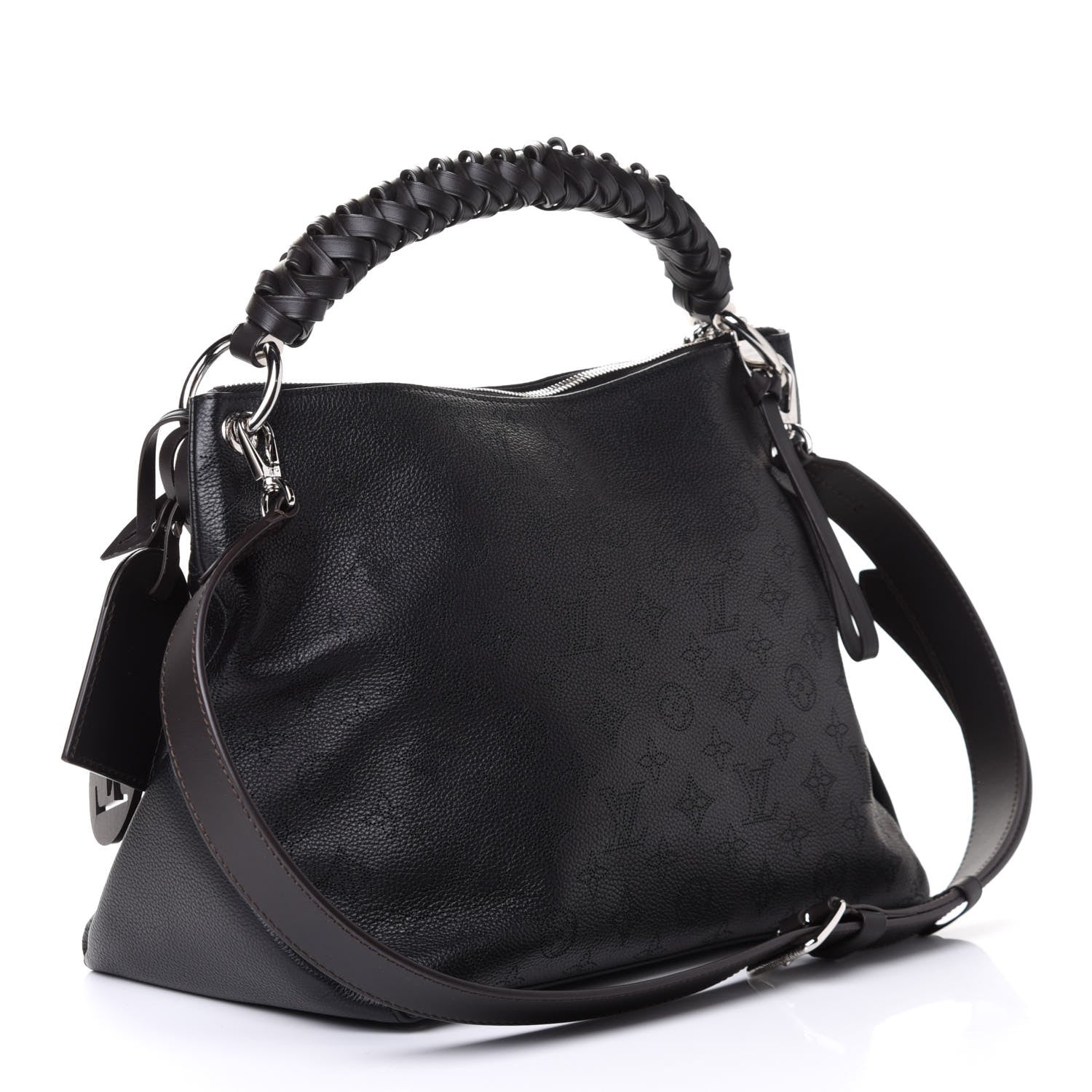 Louis Vuitton Mahina Beaubourg Hobo MM Black 5 of 8