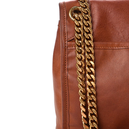 Saint Laurent Calfskin Monogram Medium Niki Chain Satchel Cognac 17 of 19