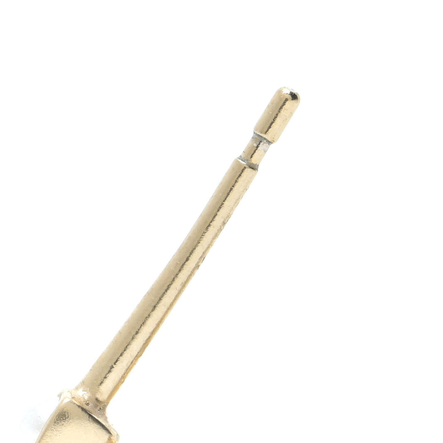 Pearl CC Hoop Drop Earring Gold