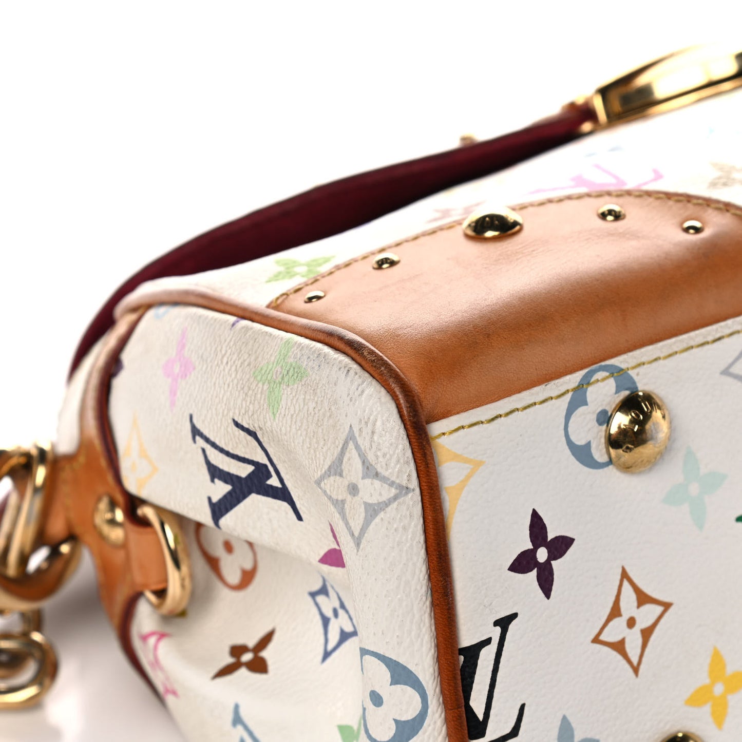 Monogram Multicolor Beverly MM White