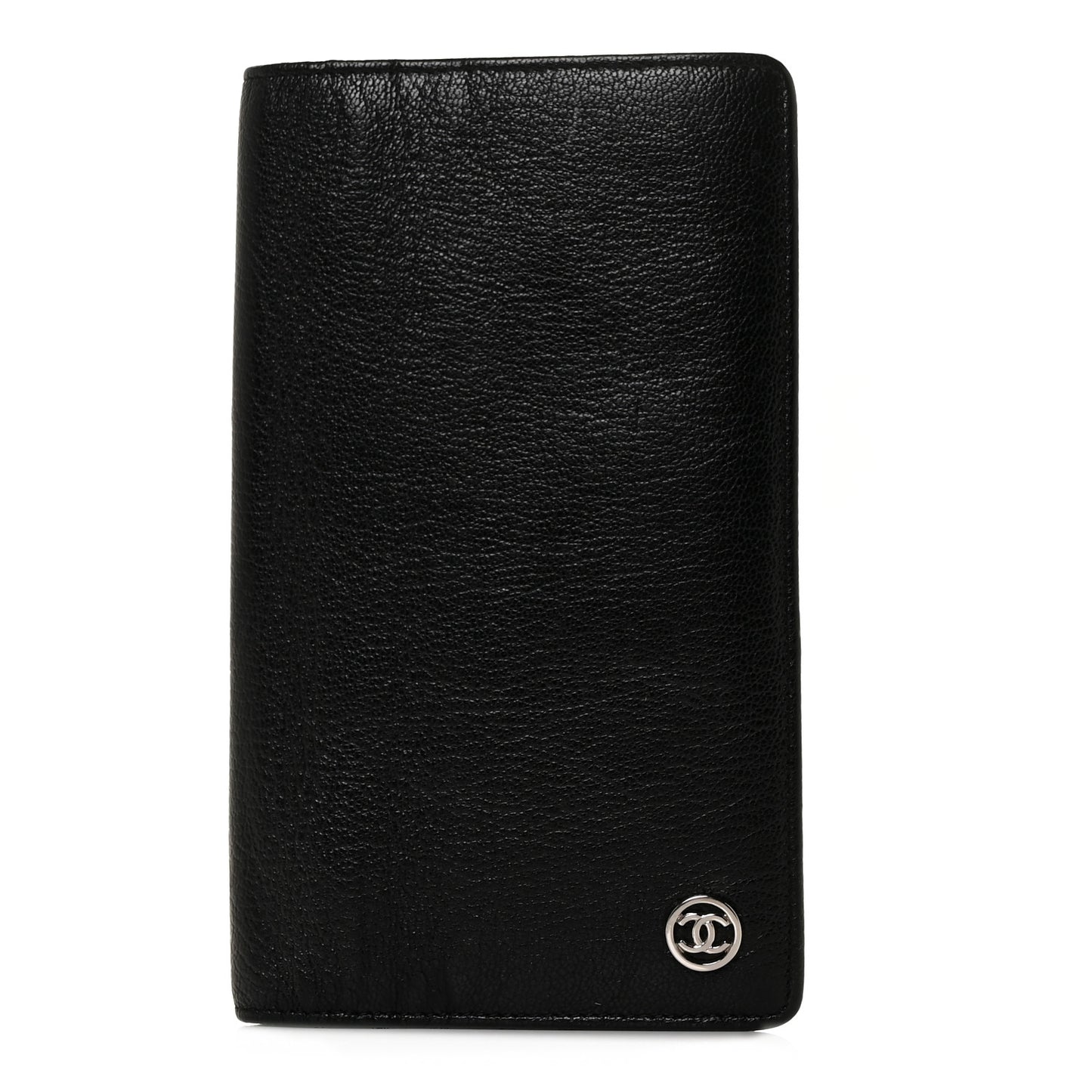 Goatskin CC Yen Wallet Black