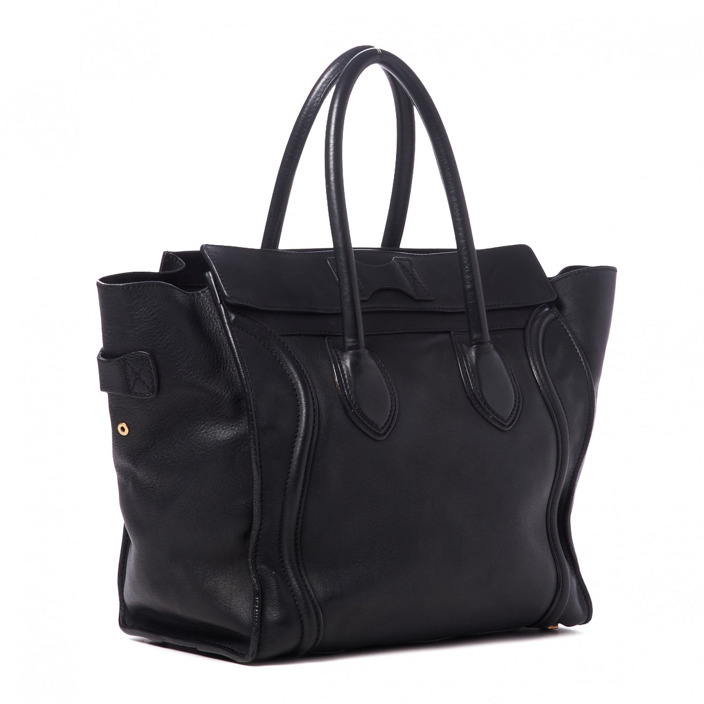 Smooth Calfskin Mini Luggage Black
