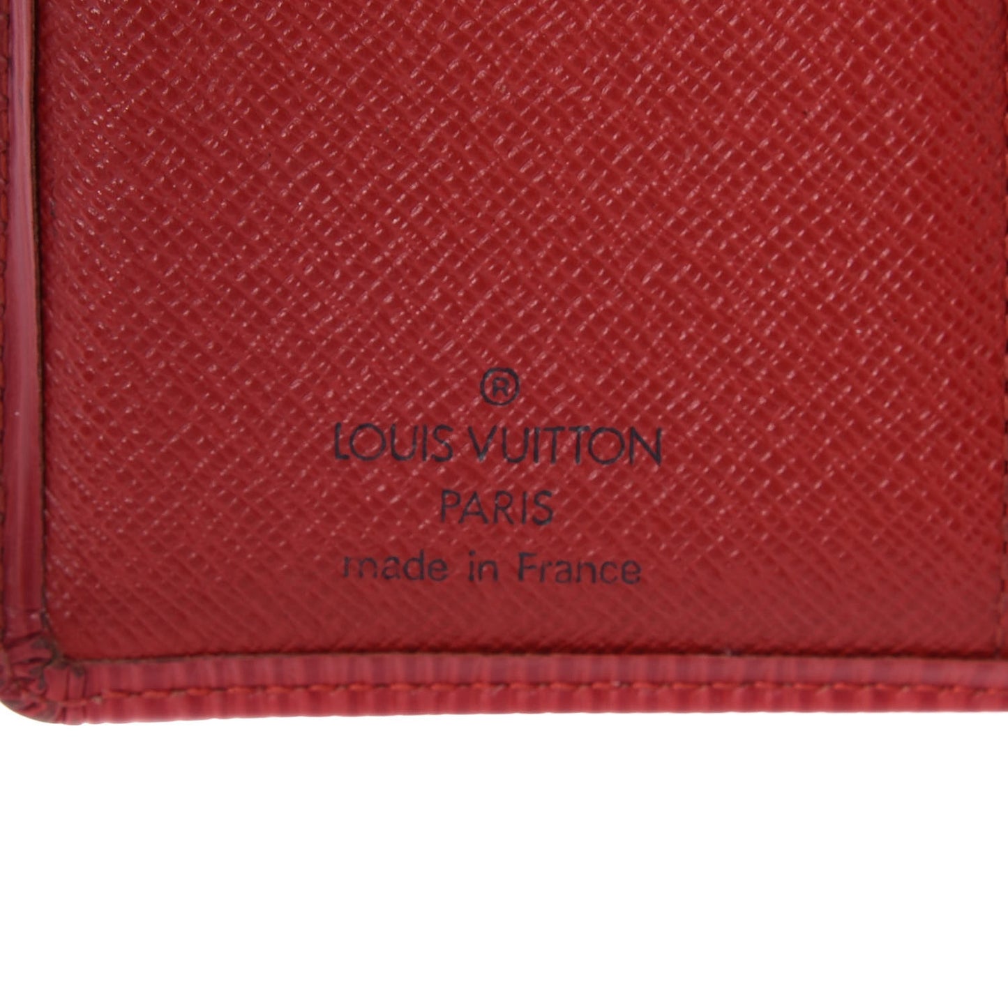 Epi French Purse Wallet Castillan Red