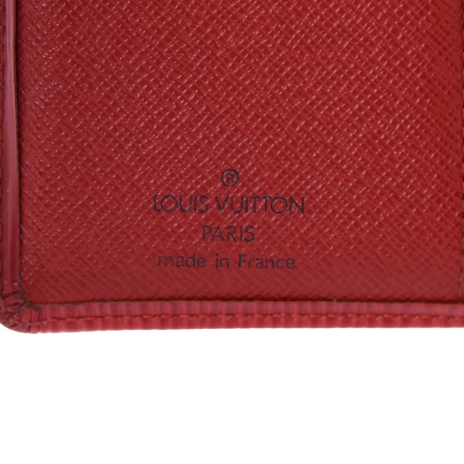 Louis Vuitton Epi French Purse Wallet Castillan Red 9 of 9