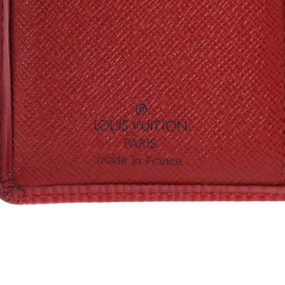 Louis Vuitton Epi French Purse Wallet Castillan Red 9 of 9