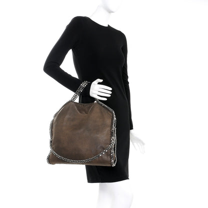 Stella McCartney Shaggy Deer Falabella Fold Over Tote Brown 2 of 6