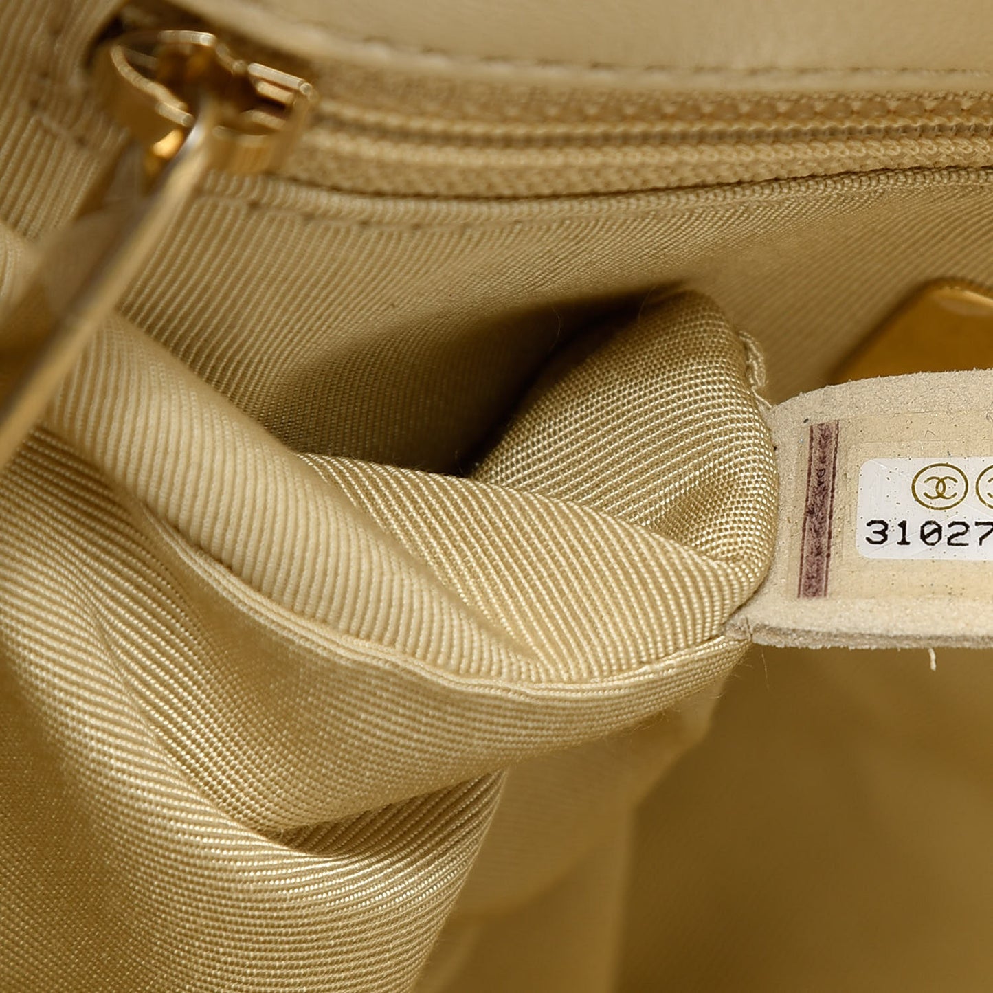 Lambskin Quilted Medium Chanel 19 Flap Light Beige