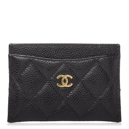 Chanel Caviar Quilted Card Holder Black 1 of 9