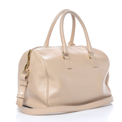 Saint Laurent Calfskin Classic Duffle 6 Beige 3 of 21