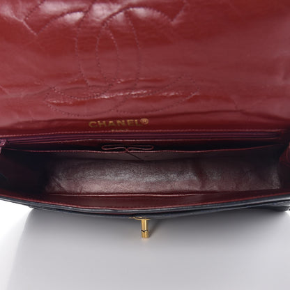 Chanel Lambskin Medium Double Flap Navy 5 of 11
