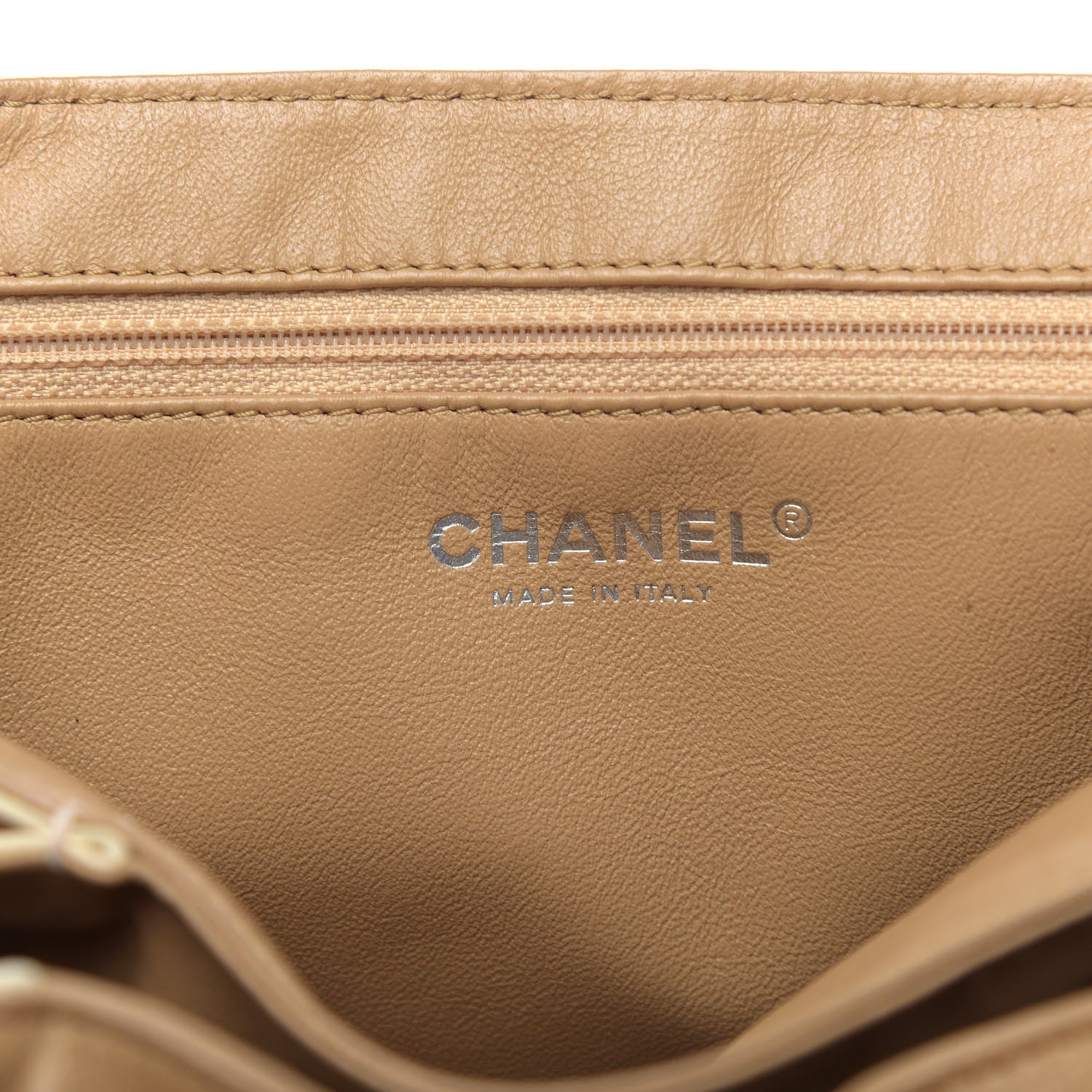 Chanel Washed Lambskin Quilted Bijoux Chain Accordion Flap White 6 of 12