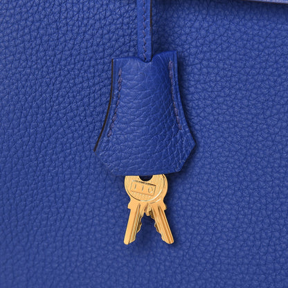 Hermes Togo Kelly Retourne 32 Bleu Electrique 12 of 35