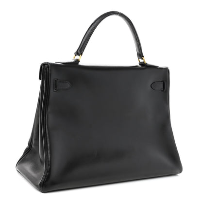 Hermes Box Kelly Retourne 32 Black 3 of 19