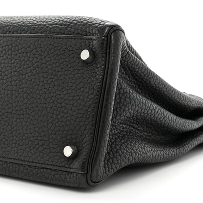 Hermes Fjord Kelly Retourne 35 Black 9 of 17