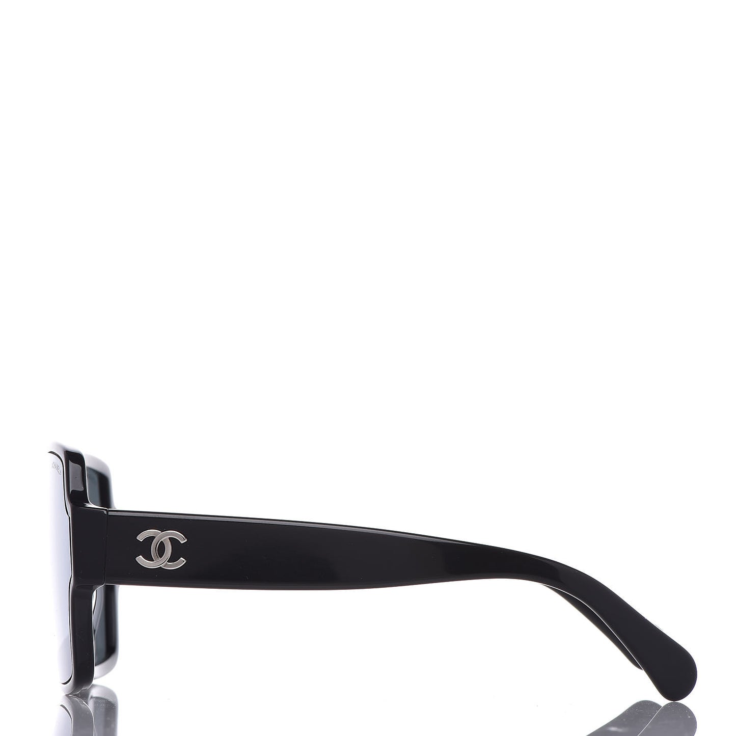 Acetate Square CC Sunglasses 5385 Black